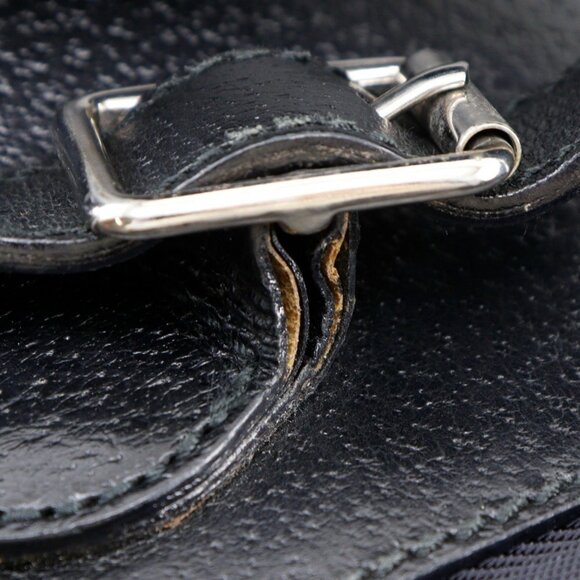 GUCCI Black Leather Backpack main image 5